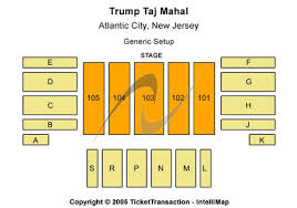 Trump Taj Mahal Xanadu Showroom Tickets Trump Taj Mahal