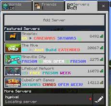 Minecraft server details for mc.hypixel.net. Can Connect Featured Servers But Not To Hypixel Server Microsoft Community