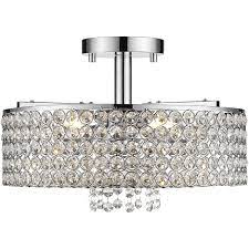 The lighting arrangement in a bathroom is extremely important, and a flush mount ceiling light is part of the perfect bathroom lighting. Ove Monaco Iii Led Semi Flush Mount Ceiling Light Costco