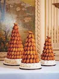 Piece Montee Madeleines Madeleines Home Made Or Purchased Are Assembled On A Ring Of Nougat To Form Madeleine Cake Madeline Cookies Wedding Cake Alternatives