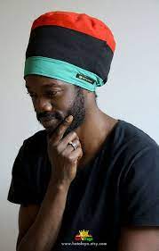 Markus Colorblock Tam Rbg Summer Rasta Crown Hat For Dreadlocks Men Or Women Rasta Rasta Man Hats