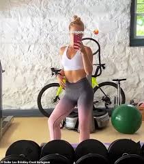 Sailor Lee Brinkley-Cook preens in the mirror flaunting toned abs