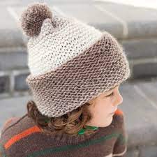 Check out knitting hat patterns on ebay. Easiest Flat Knit Kids Garter Stitch Hat Gina Michele