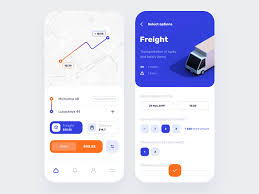 cargo transportation app design health app design android app design app design