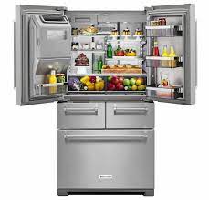 Maybe you would like to learn more about one of these? Krmf706ess Kitchenaid 25 8 Cu Ft 36 Multi Door Freestanding Refrigerator With Platinum Interior Design Stainless Steel