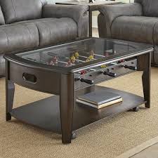 One on top of another, the piece is simply a marvel to look at. Foosball Coffee Table Wild Country Fine Arts