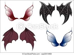 Take some of your old photos and improve them with wings effect and butterfly photo frames and collages. Fairy Wings Set Of Wings Of Magic Beings The Fairy A Dragon An Angel The Demon A Butterfly Witch Bat Canstock