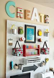 Organizing one's craft room or craft stash can be an extremely personal, and in some cases, (cough my own cough) overwhelming and painful undertaking. 31 Pegboard Ideas For Your Craft Room Happily Ever After Etc