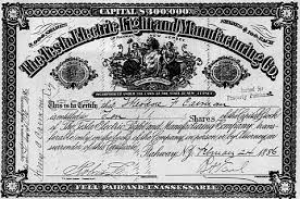 After all, this is our community as well. Stock Certificate For The Tesla Electric Light And Manufacturing Company