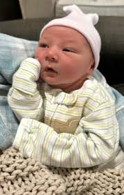 IT'S A BOY! Congratulations and blessings to new parents, Barry Nicholson,  Class of '11, and Jillian Hebert Nicholson,