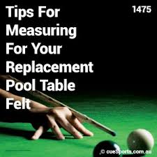 What do i get when i order the felt? Pool Table Cloth Review Cuesports Australia