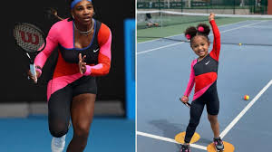 1 сентября 2017 года уильямс родила дочь — алексис олимпию оганян. Serena Williams S Daughter Sports Mini Version Of Her Iconic One Legged Catsuit Pics Go Viral Trending Hindustan Times
