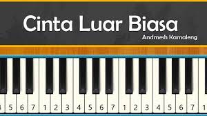 F#m aku tak punya bunga esus4. Not Pianika Cinta Luar Biasa Andmesh Kamaleng Part 1 Youtube