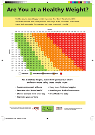 bmi chart printable jasonkellyphoto co