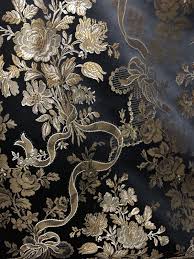 Black And Gold Fabric Upholstery New Designer Brocade Jacquard Fabric Black Gold Floral Upholstery Drapery Floral Upholstery Jacquard Fabric Drapery