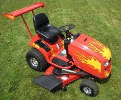 It Mows The Lawn Really Fast But You Are Only Allowed To Turn Left Riding Mowers Lawn Tractor Lawn Mower