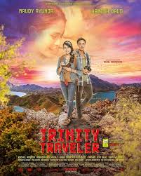 Set in the 70s, 7ujuh tells a tragic story of a group of seven friends who are on their semester break when they decide to take a road trip to a remote bungalow tended by the village head. Trinity Traveler Cerita Poster Film Indonesia