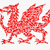 The image is most notably seen on the flag of wales. 1