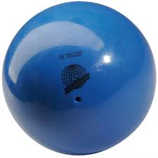 It is 18 to 20 centimetres (7.1 to 7.9 in) in diameter and must have a minimum weight of 400 grams (14 oz). Kubler Sport Competition Gymnastic Ball Blue