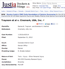 Traynom Et Al V Cinemark Usa Inc Party Names Personal Injury District Court