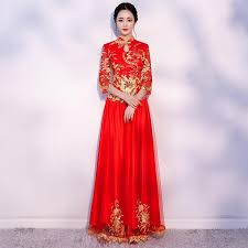 Maybe you would like to learn more about one of these? Grosshandel Sgg98 Traditionelles Chinesisches Hochzeitskleid Rote Braut Brautkleider Cheongsam Lange Qipao Robue Chinoise Orientalische Kleider Qi Pao Von Yivanca 61 03 Auf De Dhgate Com Dhgate