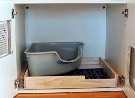 Ikea Hackers Akurum Cat Litter Box Expedit Office Storage Cat Litter Tray Cat Litter Box Diy Cat Litter