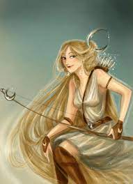 Her name is usually derived from ἀρτεμής ( artemēs ), uninjured, healthy 1. Artemis By Arbetta On Deviantart Greek Gods And Goddesses Greek Myths Artemis