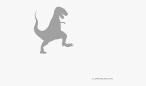 Trex Clipart Black And White T Rex Silhouette Free Transparent Clipart Clipartkey T rex silhouette clip art, hd png download.