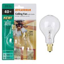 Medium base porcelain socket with 10 in. Candelabra Base A15 2 Pack 40 Watt Clear Ceiling Fan Bulbs 34907 Lamps Plus