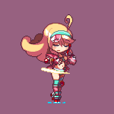 magical girl anime manga ピクセルアート キャラクターデザイン ドット絵