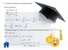 Persamaan Linear Dan Persamaan Kuadrat Ppt Download