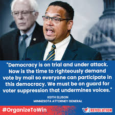 Our Revolution Trump Is Threatening To Delay Our Ability To Participate In Our Democracy We Know Our Progressive Champions With Our Organizing Will Not Let This Happen Defenddemocracy Organizetowin