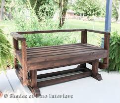 A couple weeks ago i shared my parent's new farmhouse kitchen. Outdoor Loveseat Glider Shades Of Blue Interiors