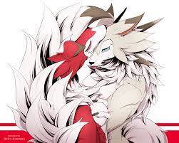 AGNPH - Gallery - 136974 - anthro breasts female lesbian lycanroc male  midday_lycanroc midnight_lycanroc siro_komainu straight