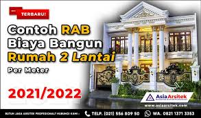 Sesuai namanya, rumah type 45 merupakan sebuah rumah yang memiliki luas bangunan 45 m2. Contoh Rab Biaya Bangun Rumah 2 Lantai 2021 2022 Mudah Dipahami
