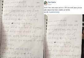 Yang paling aku sayang dan kasihi. Romantis Dan Unik Surat Cinta Ini Ditulis Dengan Aksara Jawa Ternyata Begini Artinya Rancah Post