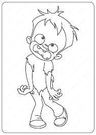 You can use our amazing online tool to color and edit the following zombie coloring pages for kids. Terrible Zombie Kid Coloring Pages