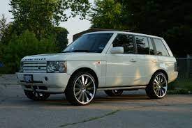 My 2005 Land Rover L322 Range Rover 4 4l White W 24 Gianelle Wheels Range Rover Supercharged Land Rover Range Rover