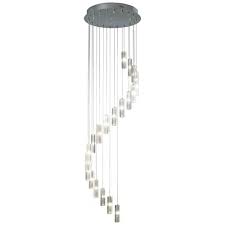Acima unsuitable and unsafe downlights. Dar Lighting Gal5750 Galileo 20 Light Ceiling Pendant Gal5750 In Chrome With Crystal Shades Lighting From The Home Lighting Centre Uk