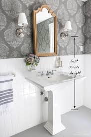 Read somewhere that it should be same height as countertop, but this looks too low on the other walls. Must Have Bathroom Measurements Towel Bar Height Toilet Paper Holder Height More Driven By Decor