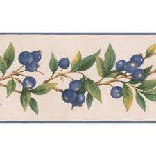 Here's how to do it: Blueberries On Vine Beige Wallpaper Border Retro Design Roll 15 X 5 Walmart Canada