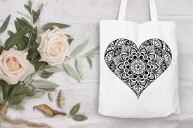 Download Heart Mandala Svg Heart Zentangle Svg Heart Svg Files By Doodle Cloud Studio Thehungryjpeg Com