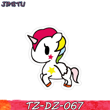 Jimitu Stickers 1psc Unicorn Cute Stickers Cartoon Anime Jdm Kids Toy Sticker Ebay