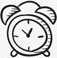 A clock is an instrument to measure, keep, and indicate time. Alarm Clock Drawing Png Image With Transparent Background Toppng