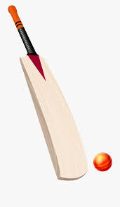 Cricket bat, stumps, bails, red ball and white ball isolated on green grass background, wooden cricket bat. Cartoon Cricket Bat And Ball Images