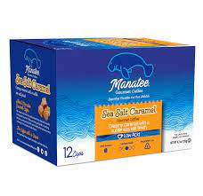 Earn clubcard points when you shop. Manatee Gourmet Coffee Single Serve Pods For Keurig 2 0 K Cup Brewers Sea Salt Caramel Medium Roast Low Acid Coffee Sweet And Rich Salted Caramel Flavor 12 Count