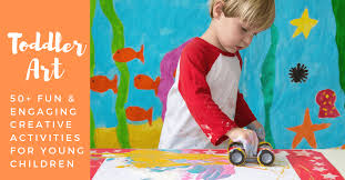 Check out these 10 fun creative art activities for preschoolers! Toddler Art Ideas 50 Creative Art Play Activities For Toddlers