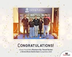 Congratulations Well Done Team Classic The Runner Ups Travel Sector At The Bristol Brain Battle Quiz Competition 2020 Winne In 2020 Competition Bristol Classic