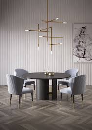 Round Dining Table Ercole By Capital Collection Design Boattomartinostudio Modern Dining Room Dining Room Design Luxury Dining Room