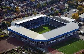ˈbiːləfɛldɐ ˈʔalm) is a football stadium in bielefeld, germany. Bielefeld Germany Schuco Arena 27 300 Dsc Arminia Bielefeld Fussballstadien Stadion Bielefelder Alm